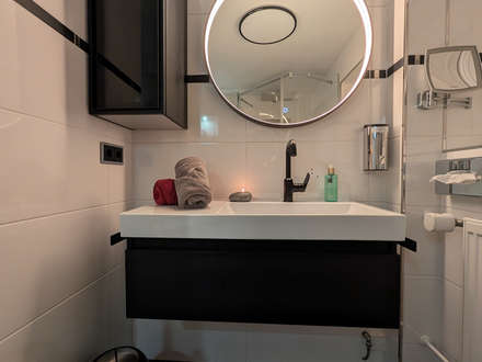 Bad: Modernes Badezimmer zum Wohlfühlen